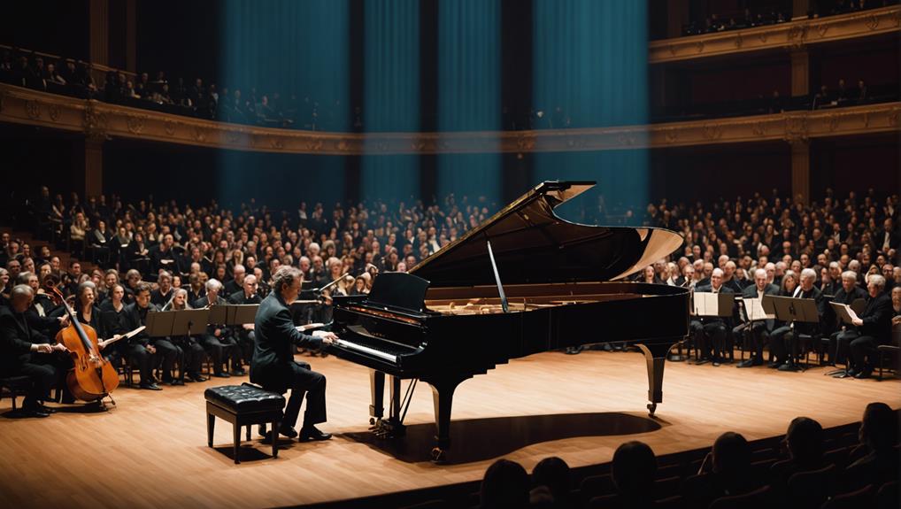 dinnerstein excels with glass