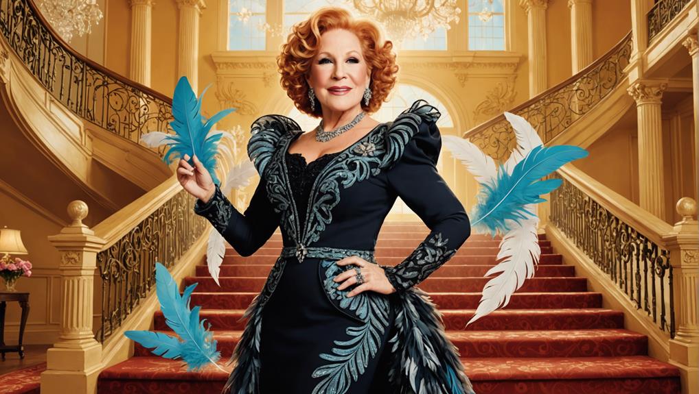 bette midler shines onstage