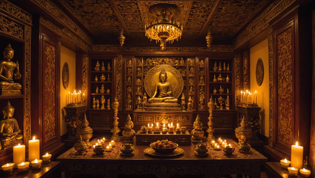 exploring tibetan buddhist shrines
